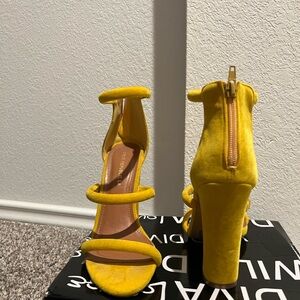Yellow High Heels